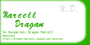 marcell dragan business card